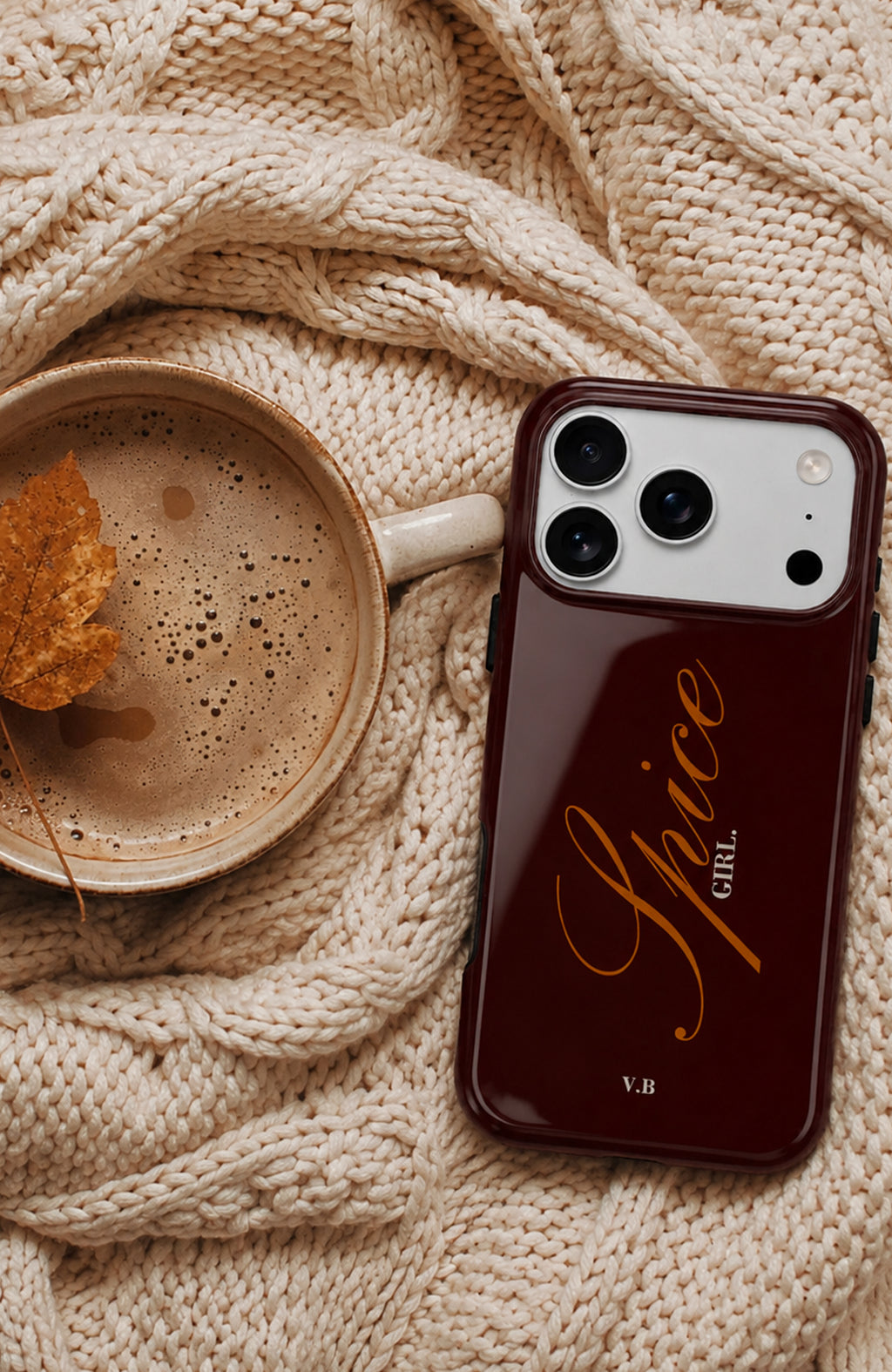 Autumn Spice Girl Personalised Case
