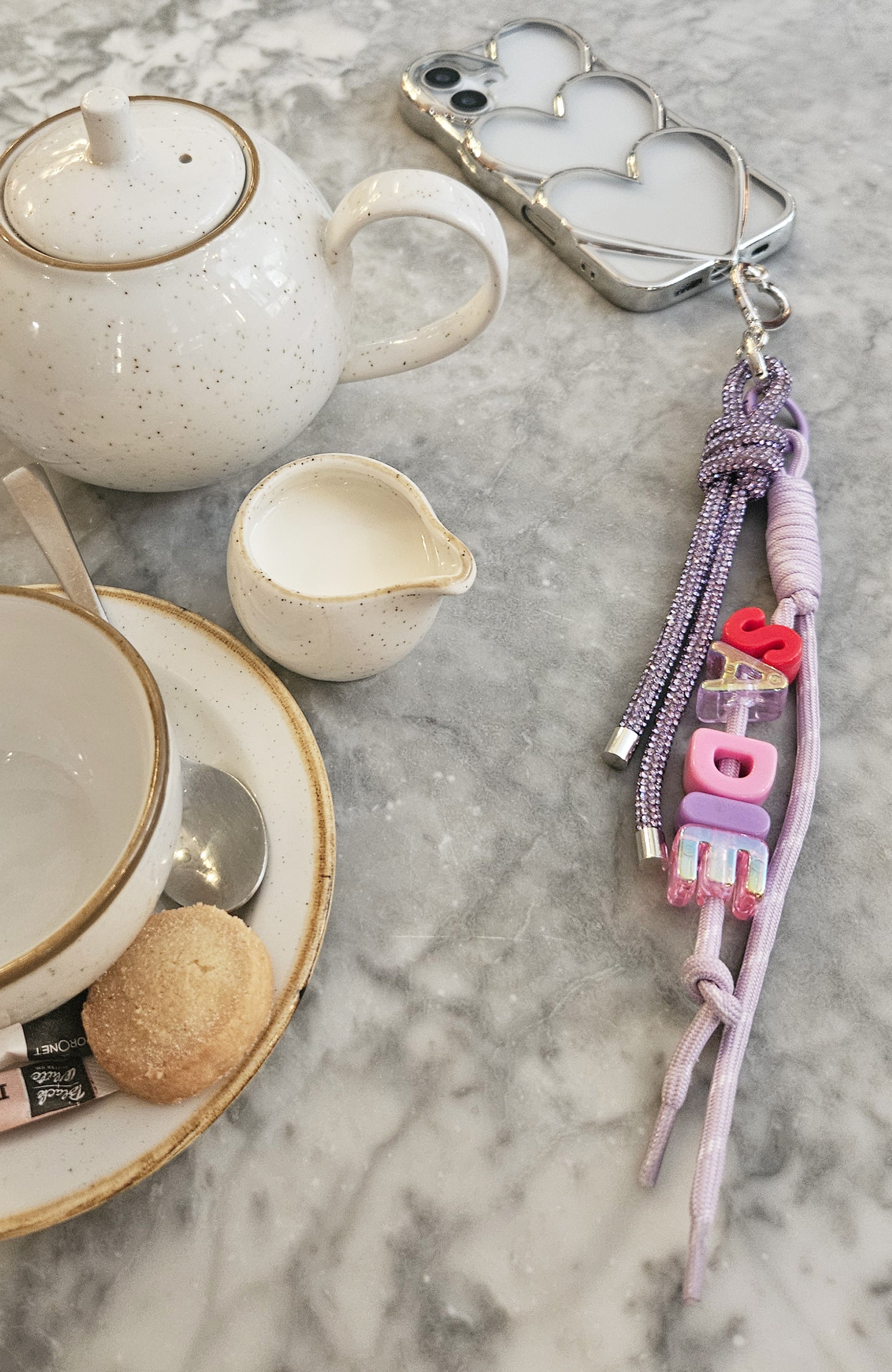 Candy Beads Collection - Personalised Handbag & Phone Charm