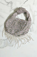 Knightsbridge Rhinestone Fringe Bag