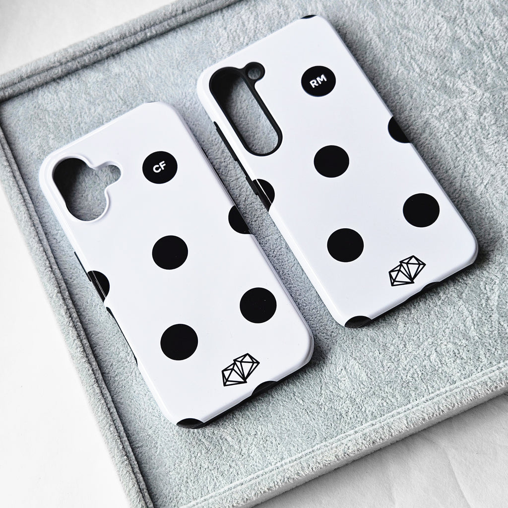 Petra Polka Dot Personalised case