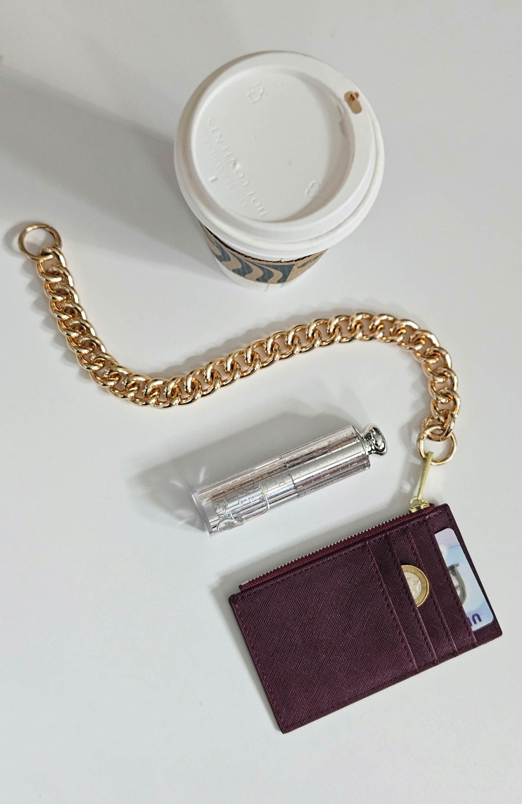 Burgundy Card Holder