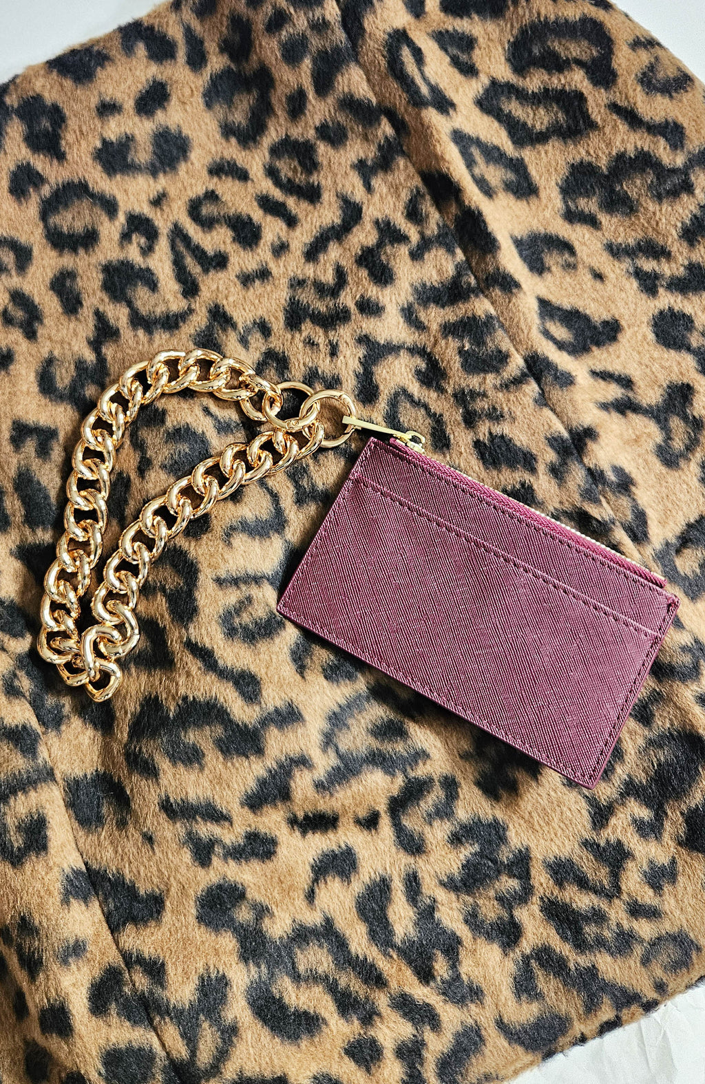 Burgundy Card Holder