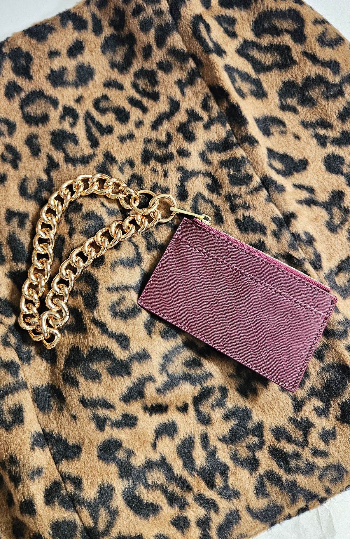 Burgundy Card Holder
