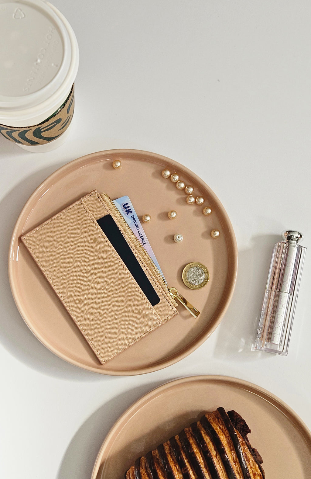 Peach Card Holder
