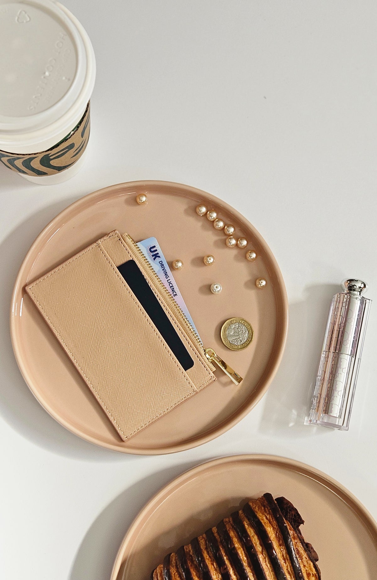 Peach Card Holder