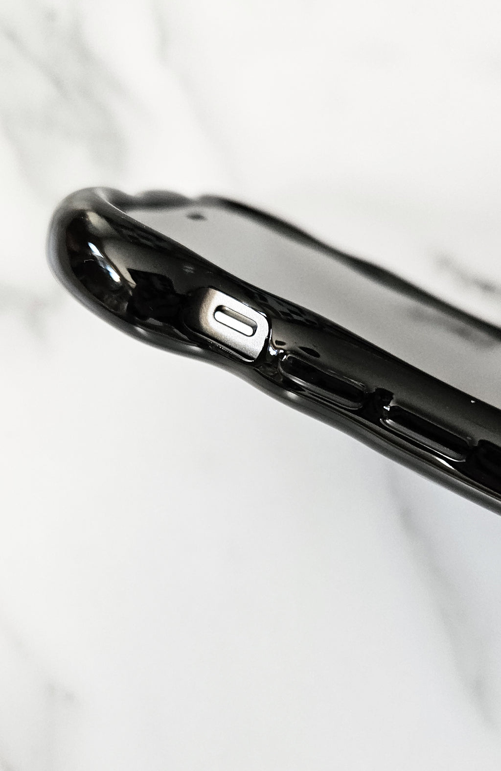 Black Jelly Textured 3D Phone Case