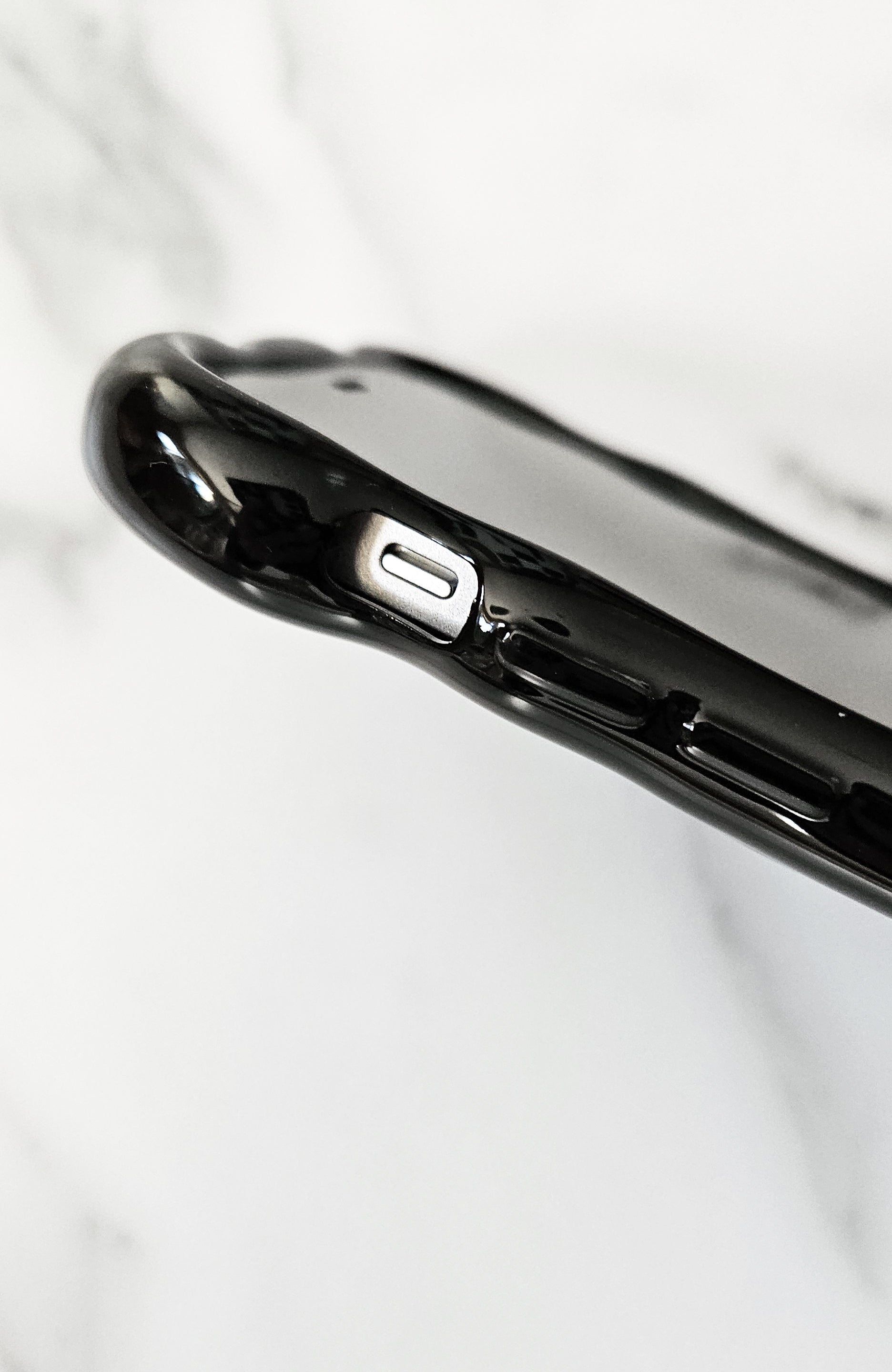Black Jelly Textured 3D Phone Case