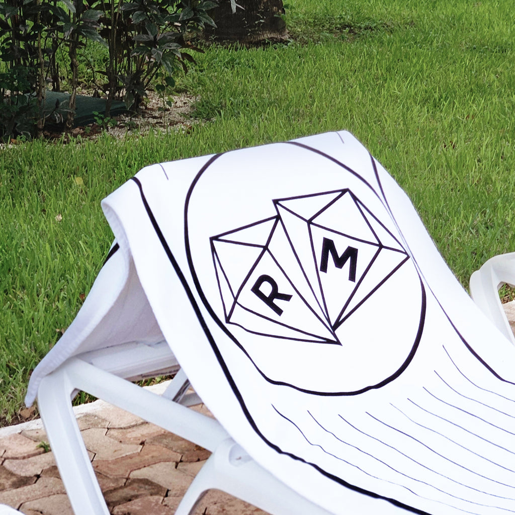 Double Diamond Personalised Beach Towel