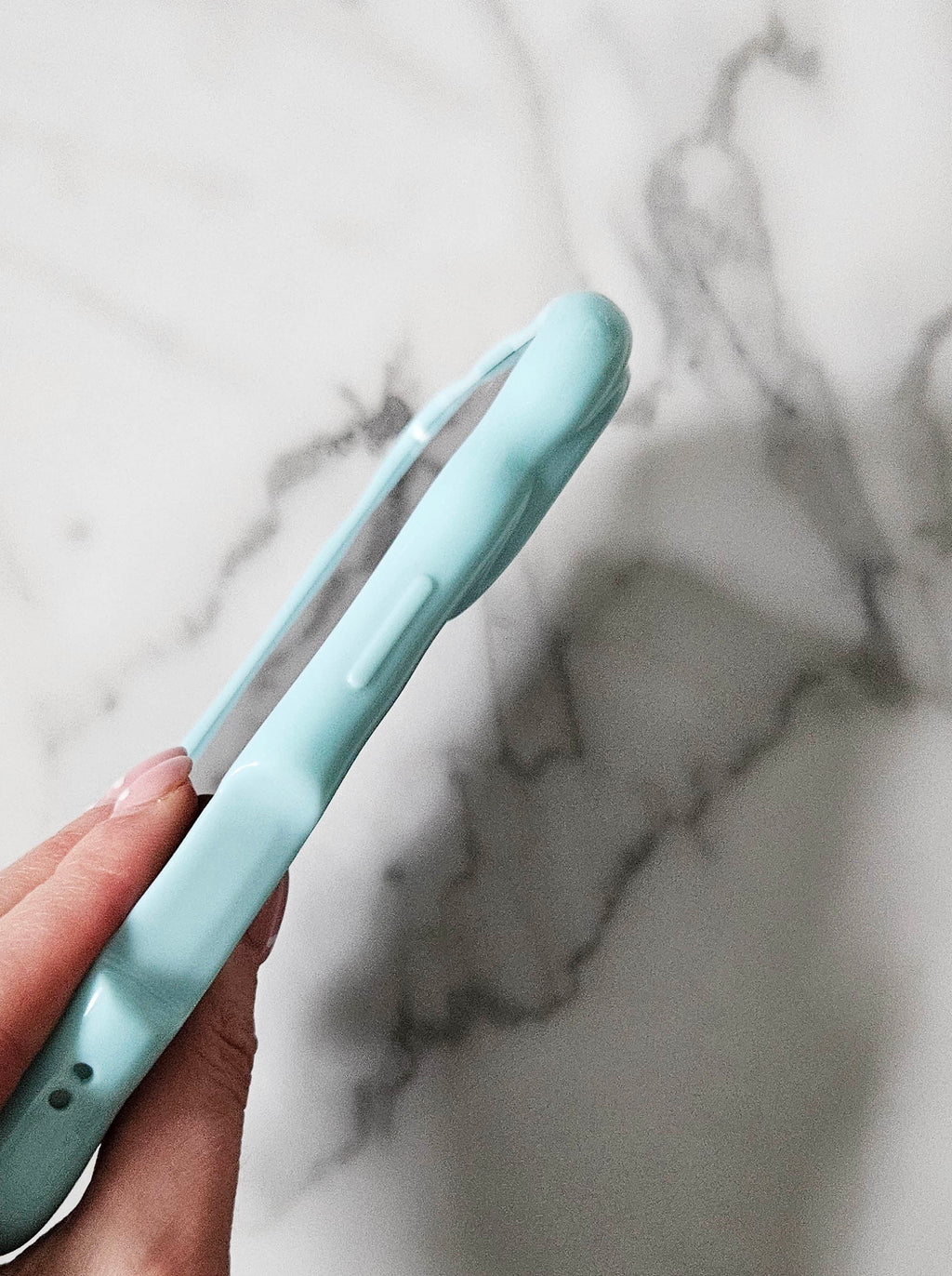 Candy Blue Bubble Textured 3D Phone Case