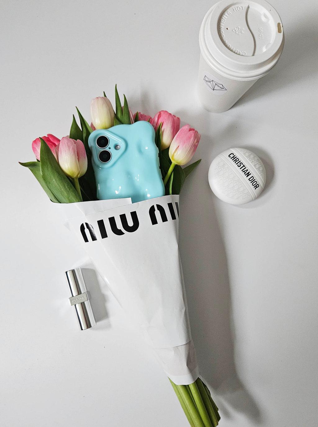 Candy Blue Bubble Textured 3D Phone Case