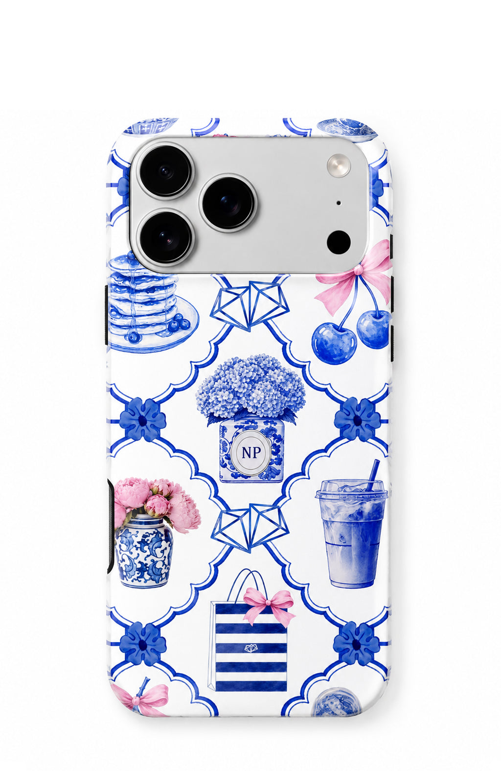 Cool Girl Tile Print Personalised Phone Case