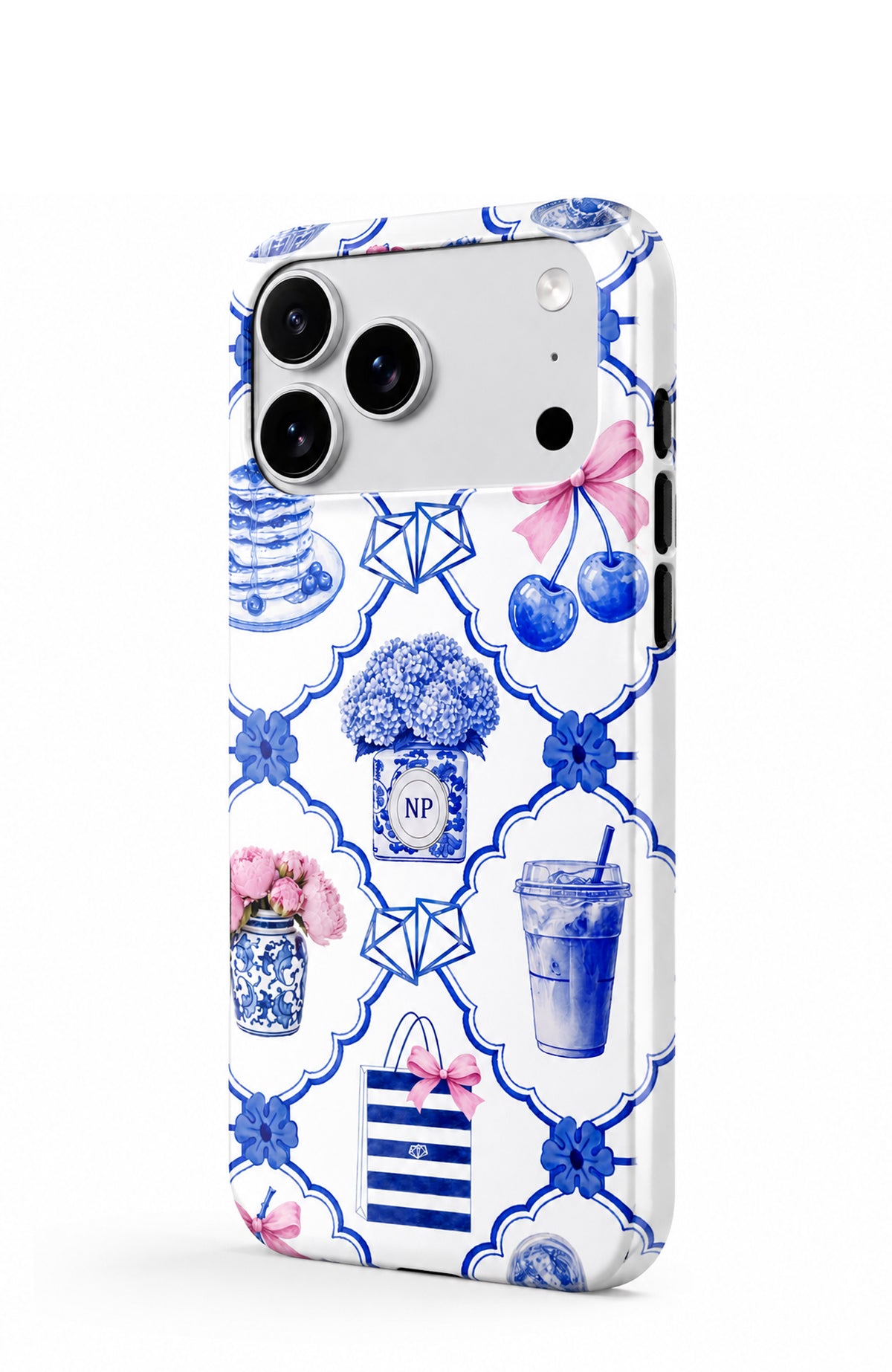 Cool Girl Tile Print Personalised Phone Case