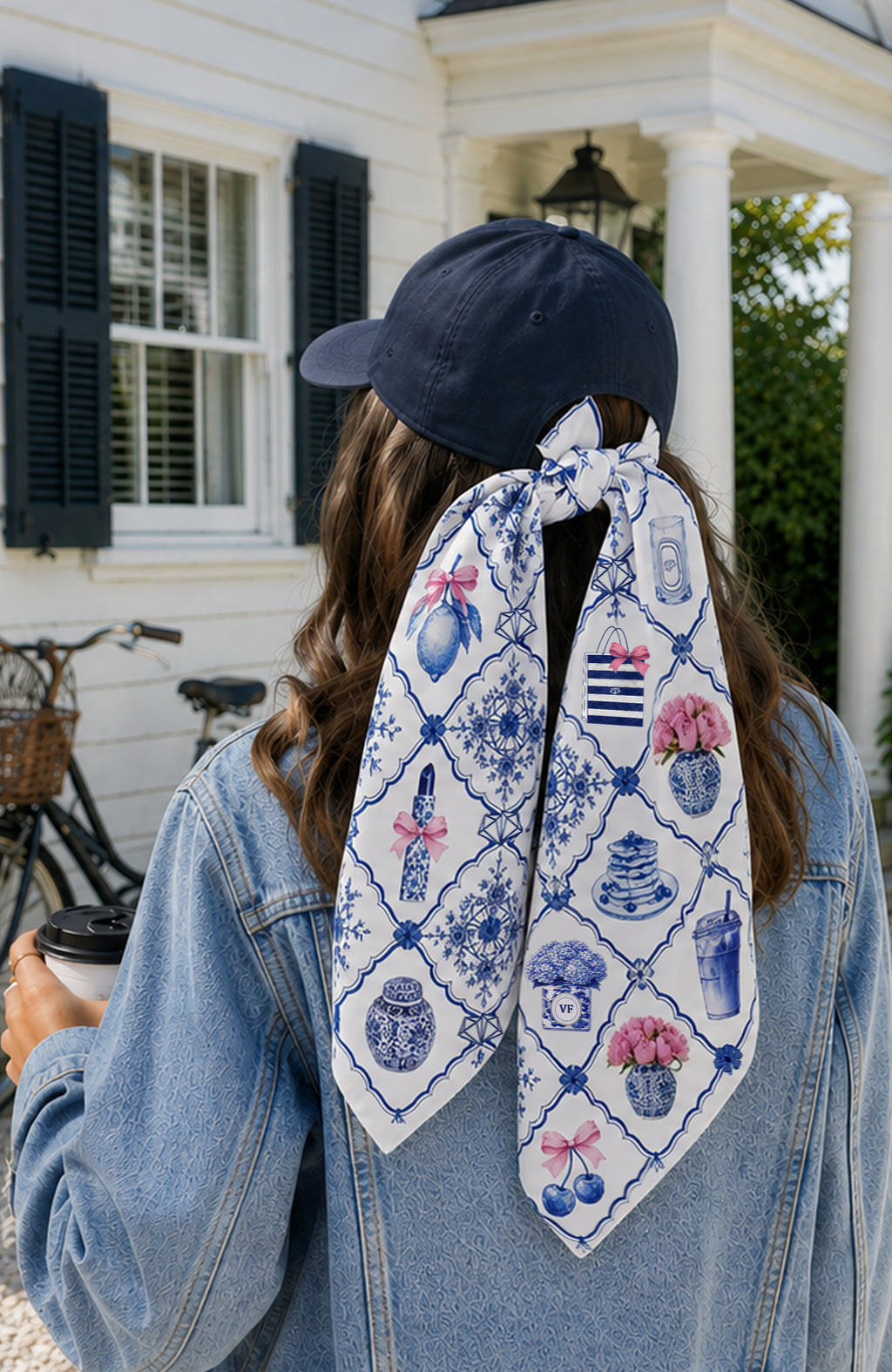 Cool Girl Toile Scarf