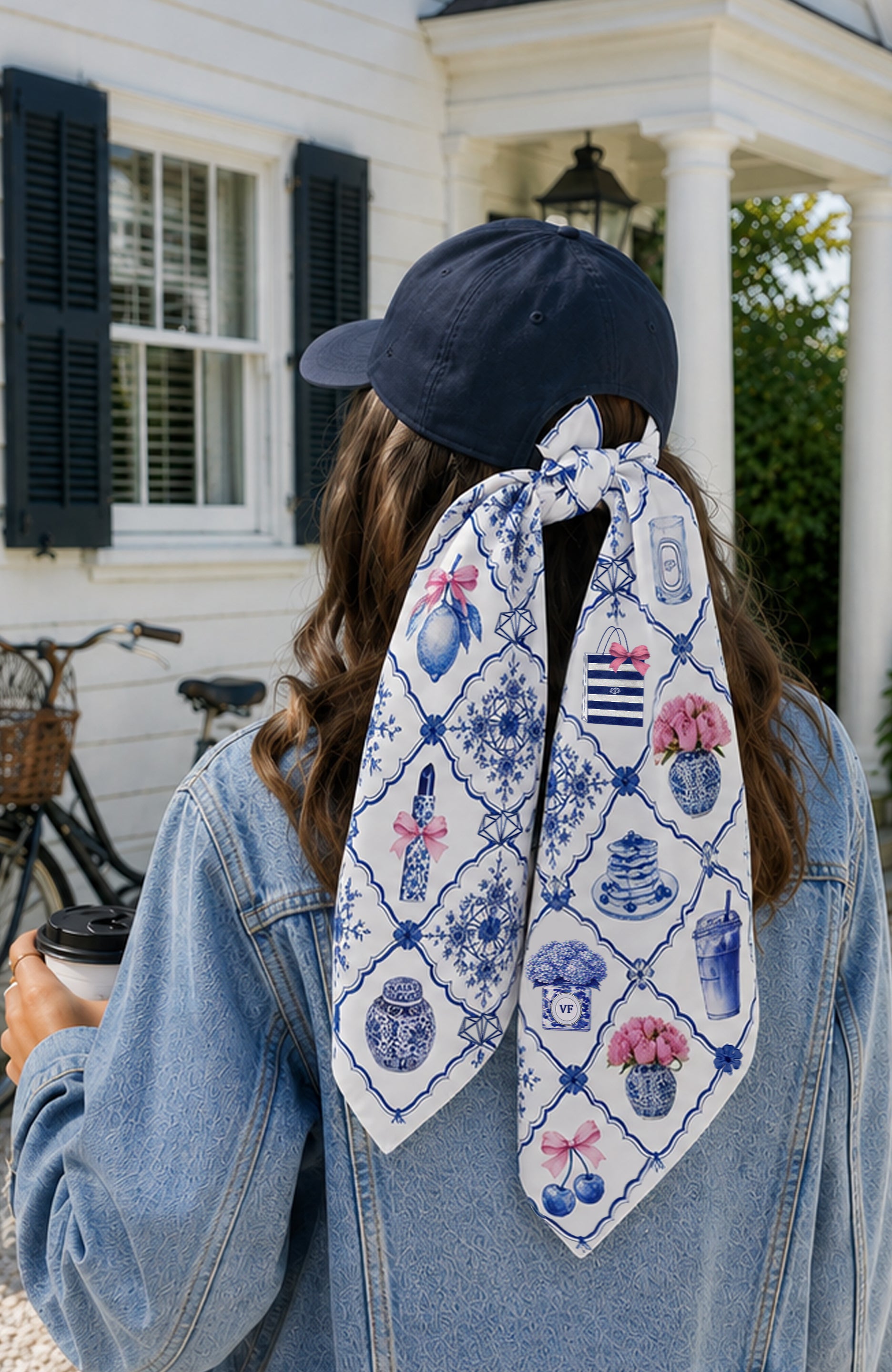 Cool Girl Toile Scarf
