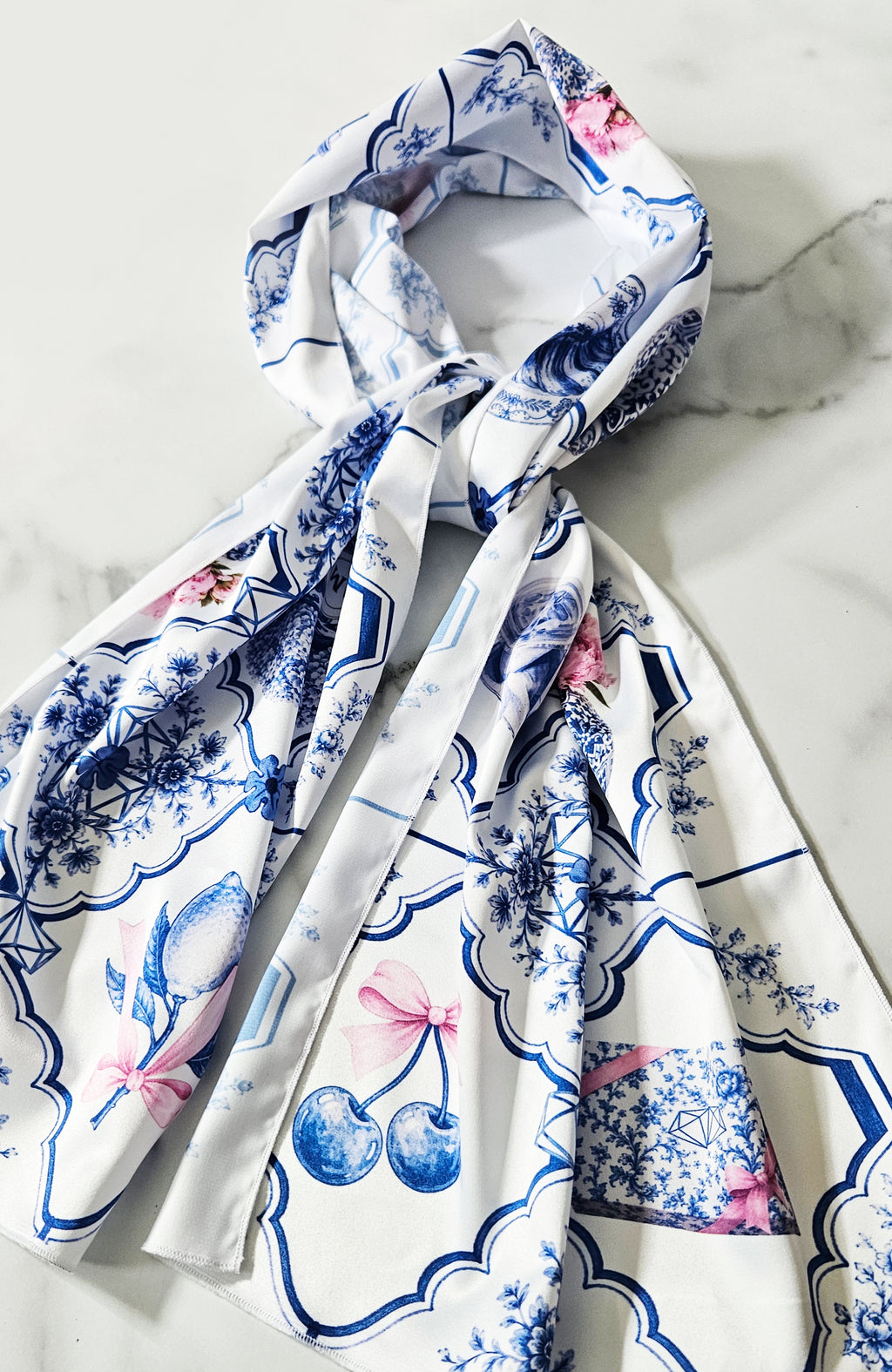 Cool Girl Toile Scarf