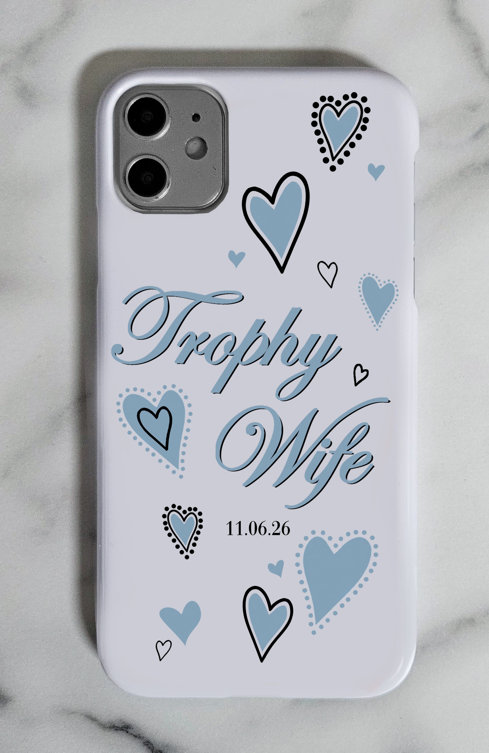 Trophy Wife personalised phone case