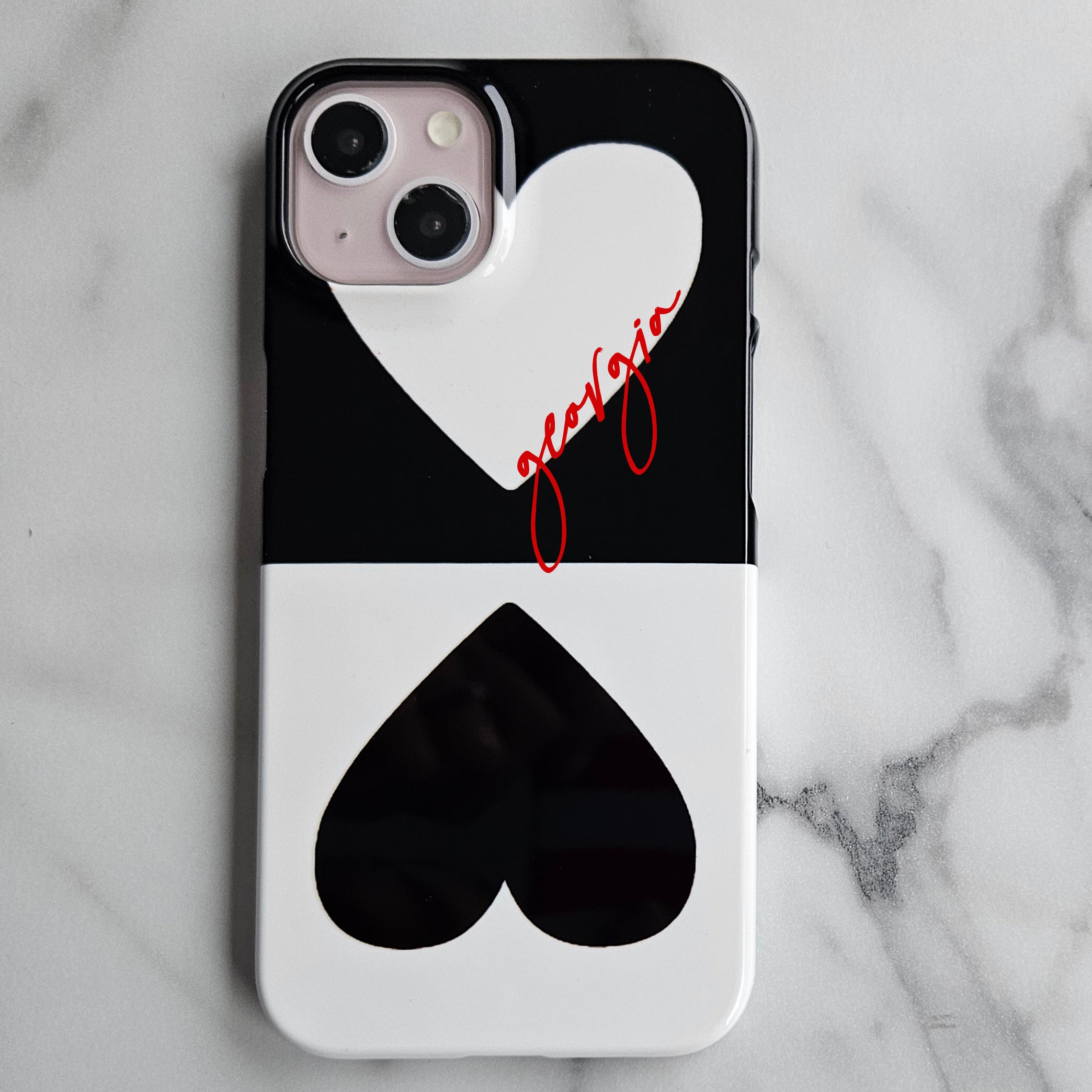 Two Tone Love Personalised phone case