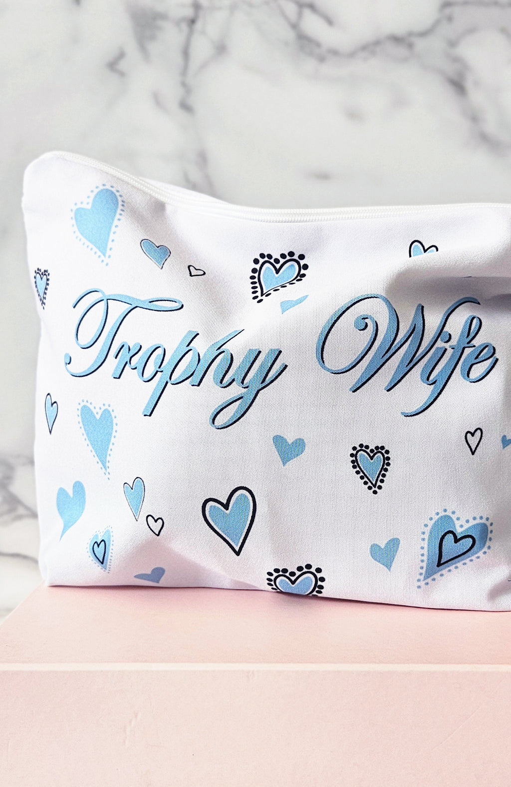 Trophy Wife Personalised zipper pouch bag