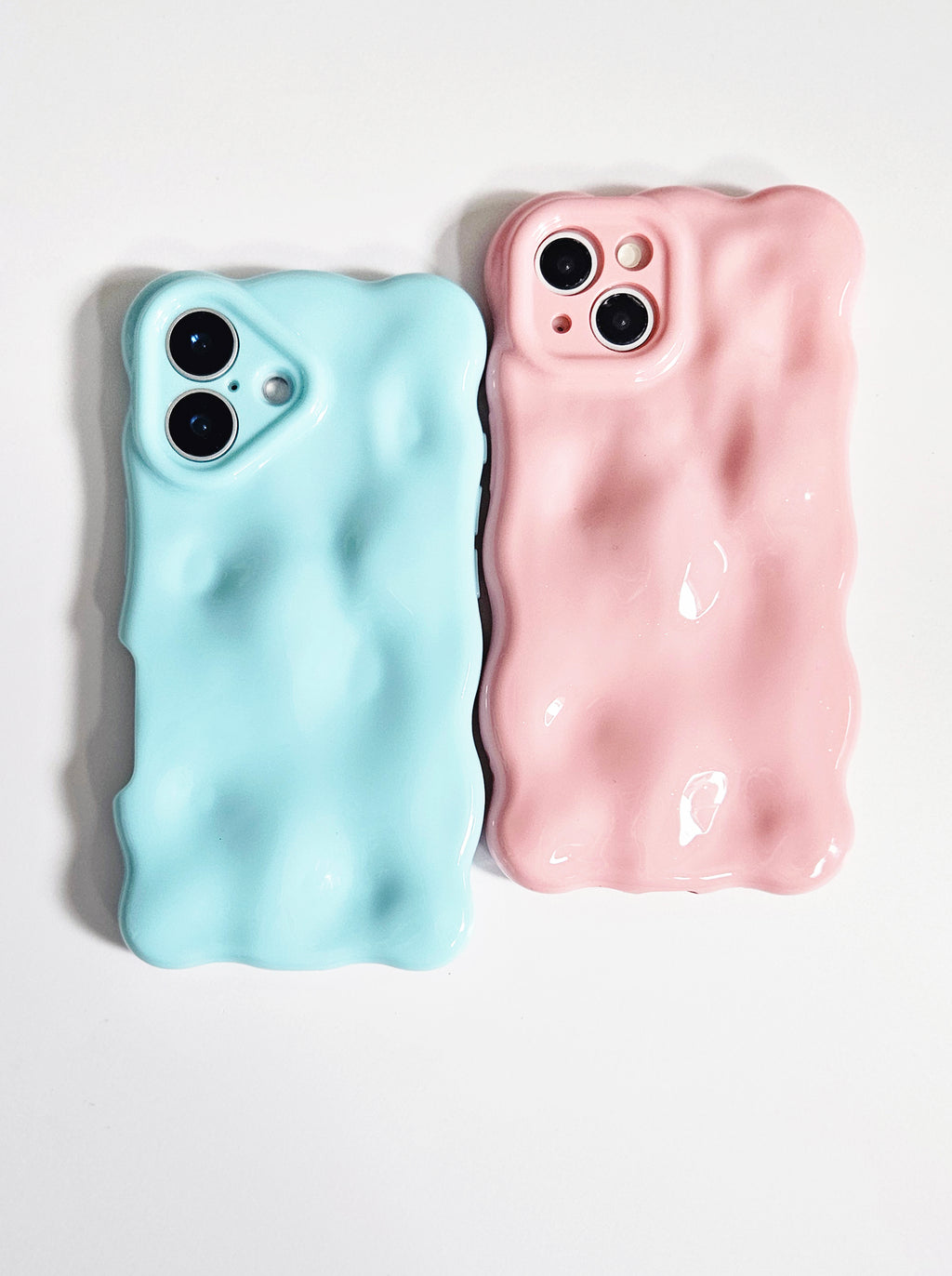 Lacquer Pink Textured 3D Phone Case