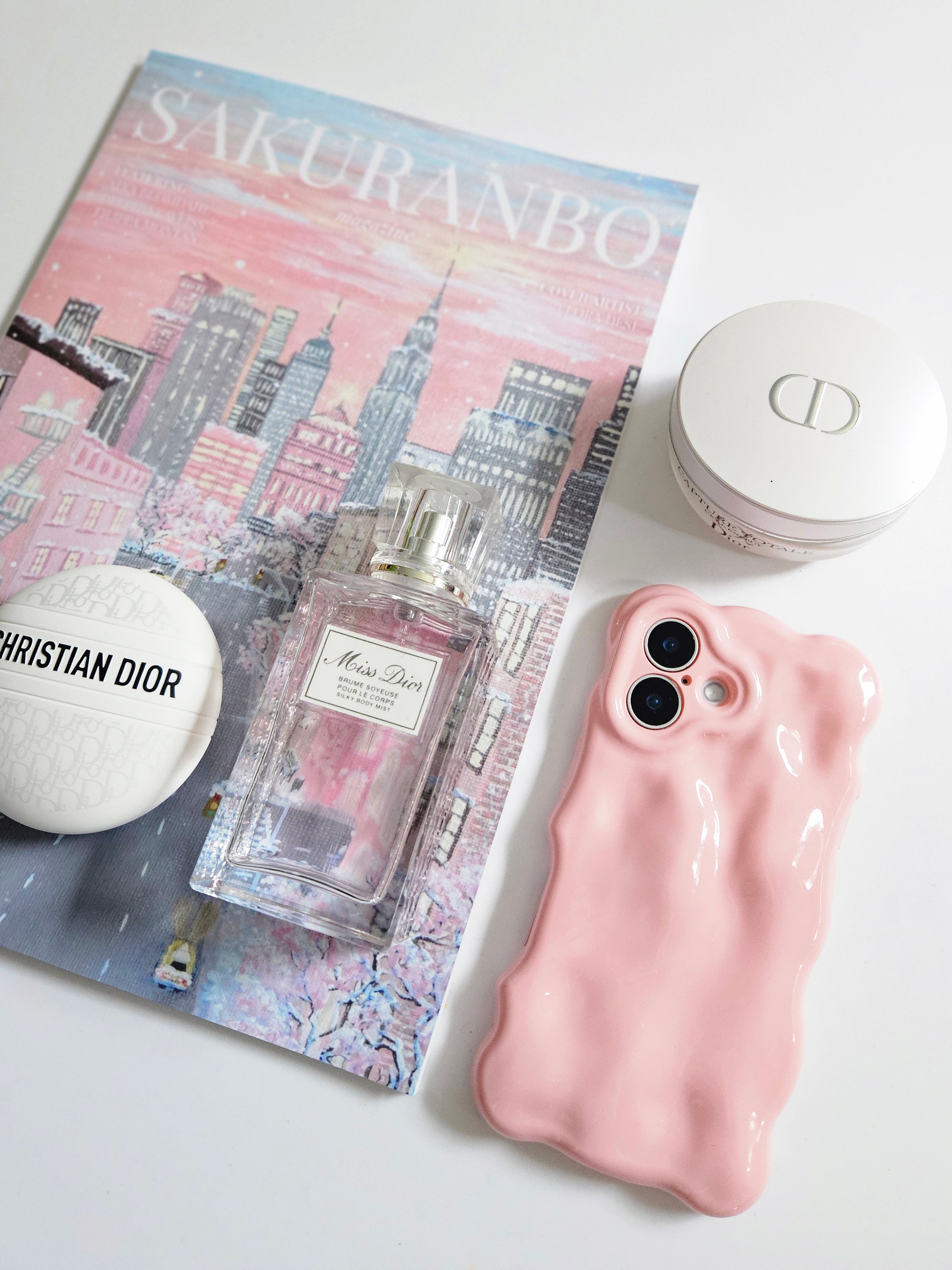 Lacquer Pink Textured 3D Phone Case