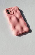 Lacquer Pink Textured 3D Phone Case